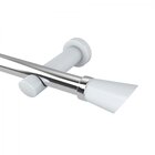 Kit Varão Simples De Cortina 4m Com Emenda Alemão Nobre Belch