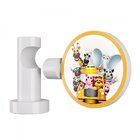 Kit Varão Simples De Cortina Turma Animal 200cm Sem Emenda Ki