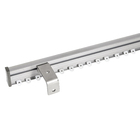 Kit Varão Trilho de Cortina 3 metros 38mm Alumínio Moon Aço Escovado Couselo