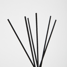 Kit Vareta de fibra preta Zôdio 25cm 60 unidades