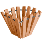 Kit Vaso De Madeira Com Substratos Para Plantas E Orquídeas