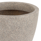 Kit Vaso de Planta Plástico Granito Malta Naterial - 2 Unidades