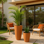 Kit Vaso de Planta Plástico Terracota Vietnamita Vasap - 2 Unidades