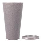 Kit Vaso E Prato Aldora Pedra 66 Terrano