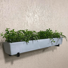 Kit Vaso Plantas Jardineira Bege e Suporte Jardim Vertical 80