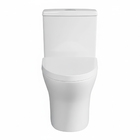 Kit Vaso Sanitário com Caixa acoplada e Assento Branco Duplo Acionamento 4,6L Saída Vertical Louise Luvia