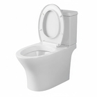 Kit Vaso Sanitário com Caixa acoplada e Assento Branco Duplo Acionamento 4,6L Saída Vertical Louise Luvia
