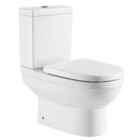 Kit Vaso Sanitário com Caixa Acoplada e Assento Branco Duplo Acionamento 7,5/5 Vertical Lore Luvia