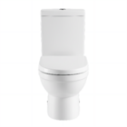 Kit Vaso Sanitário com Caixa Acoplada e Assento Branco Duplo Acionamento 7,5/5 Vertical Lore Luvia