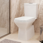 Kit Vaso Sanitário com Caixa acoplada e Assento Branco Redondo 3 a 6L Breezy Docol