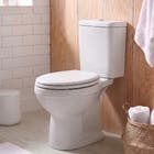 Kit Vaso Sanitrio com Caixa Acoplada e Assento Branco 3 e 6 litros Azalea Celite