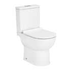 Kit Vaso Sanitrio com Caixa Acoplada e Assento Branco Quadrado 3 e 6 litros Benefit Docol
