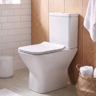 Kit Vaso Sanitrio com Caixa Acoplada e Assento Branco Quadrado 3 e 6 litros Living Deca