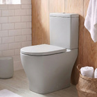 Kit Vaso Sanitrio com Caixa Acoplada e Assento Cinza Fosco 3 e 6 litros Slim Celite