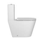 Kit Vaso Sanitário com Caixa Acoplada e Assento Branco Duplo Acionamento 3/6L Vertical LK Total Clean Deca