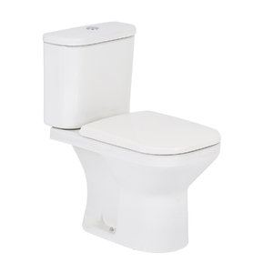 Kit Vaso Sanitário com Caixa Acoplada e Assento Branco Quadrado 3