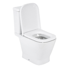 Kit Vaso Sanitário com Caixa Acoplada e Assento Branco Duplo Acionamento 3/6L Saída Vertical Gap Roca