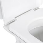 Kit Vaso Sanitário com Caixa Acoplada e Assento Branco Duplo Acionamento 3/6L Saída Vertical Lirio Fiori