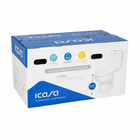 Kit Vaso Sanitário com Caixa Acoplada e Assento Branco Duplo Acionamento 3/6L Saída Vertical Luna Speciale Icasa