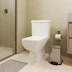 Kit Vaso Sanitário Caixa Acoplada e Assento Branco Duplo Acionamento 3/6L Saída Vertical Lyon Sensea