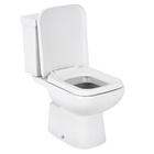 Kit Vaso Sanitário com Caixa Acoplada e Assento Branco Fosco Duplo Acionamento 3/6L Saída Vertical Lyon Sensea