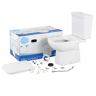 Kit Vaso Sanitário com Caixa Acoplada e Assento Branco Fosco Duplo Acionamento 3/6L Saída Vertical Lyon Sensea