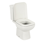 Kit Vaso Sanitário com Caixa Acoplada e Assento Bege Fosco Duplo Acionamento 3/6L Saída Vertical Lyon Sensea