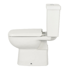 Kit Vaso Sanitário com Caixa Acoplada e Assento Bege Fosco Duplo Acionamento 3/6L Saída Vertical Lyon Sensea