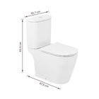 Kit Vaso Sanitário Caixa Acoplada e Assento Branco Duplo Acionamento 3/6L Saída Vertical Neo Incepa