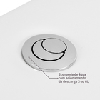 Kit Vaso Sanitário Caixa Acoplada e Assento Branco Duplo Acionamento 3/6L Saída Vertical Nexo Roca