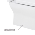 Kit Vaso Sanitário Caixa Acoplada e Assento Branco Duplo Acionamento 3/6L Saída Vertical Nexo Roca