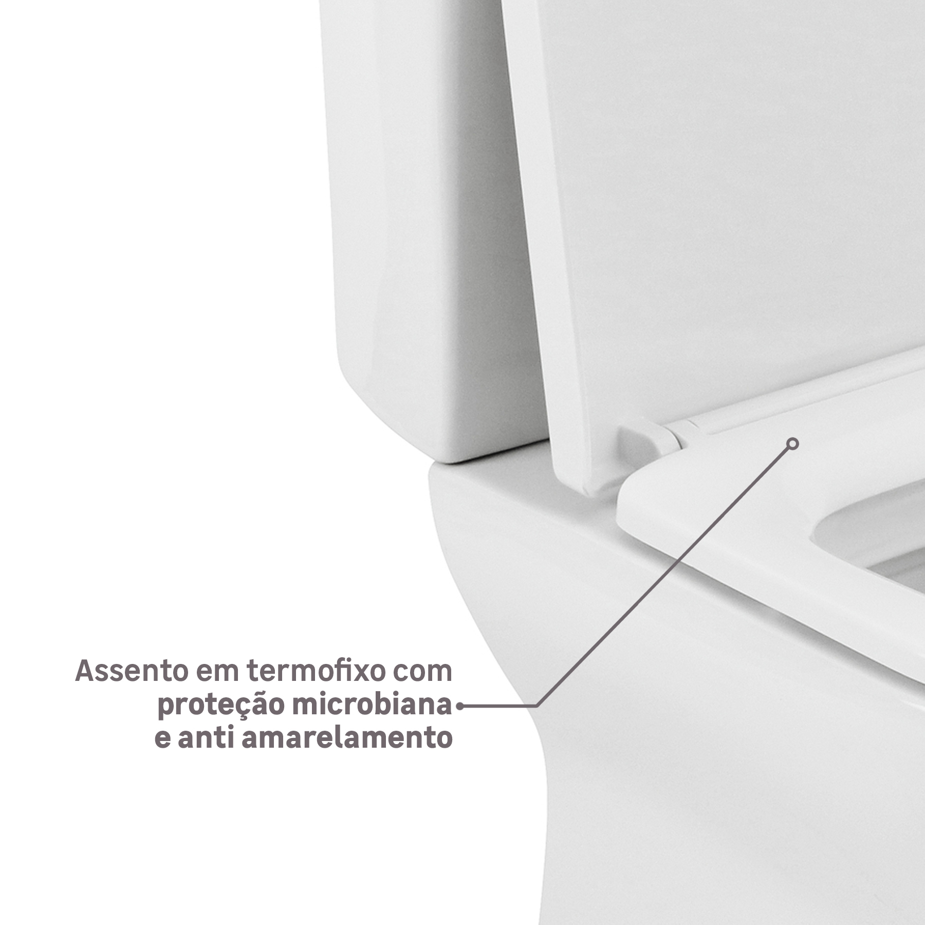 Kit de Vaso Sanitário com Caixa Acoplada e Assento Nexo