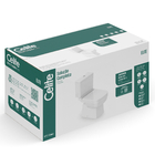 Kit Vaso Sanitário com Caixa Acoplada e Assento Duplo Acionamento 3/6L Vertical Elite Preto Celite