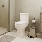 Kit Vaso Sanitário Caixa Acoplada e Assento Branco Duplo Acionamento 3/6L Saída Vertical Smart Celite