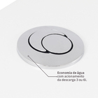 Kit Vaso Sanitário Caixa Acoplada e Assento Branco Duplo Acionamento 3/6L Saída Vertical Smart Celite