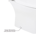 Kit Vaso Sanitário Caixa Acoplada e Assento Branco Duplo Acionamento 3/6L Saída Vertical Vip Celite