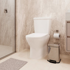 Kit Vaso Sanitário Caixa Acoplada e Assento Branco Duplo Acionamento 3/6L Saída Vertical Vip Celite