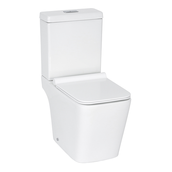 Kit Vaso Sanitário com Caixa Acoplada e Assento Branco Duplo Acionamento 3/6L Saída Vertical Vougan Docol