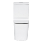 Kit Vaso Sanitário com Caixa Acoplada e Assento Branco Duplo Acionamento 3/6L Saída Vertical Vougan Docol