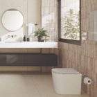 Kit Vaso Sanitário com Caixa Acoplada e Assento Branco Simples Acionamento Vertical Convencional LK Total Clean Deca