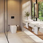 Kit Vaso Sanitário com Caixa Acoplada e Assento Branco Simples Acionamento Vertical Convencional Slim Deca