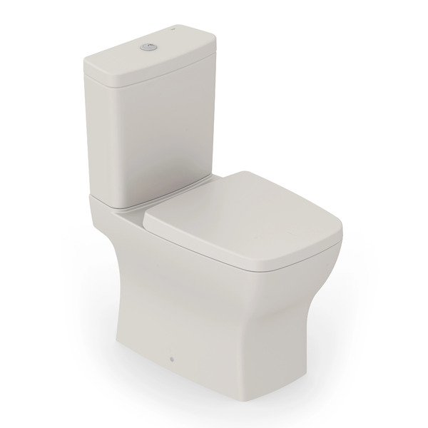 Kit Vaso Sanitário com Caixa Acoplada 3/6L Saída vertical Boss Champagne Incepa