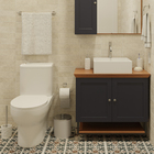 Kit Vaso Sanitário com Caixa Acoplada Saída Vertical 3/6 Loggica Branco Docol