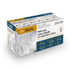 Kit Vaso Sanitário com Caixa Acoplada 3/6L Saída Vertical Axis Branco Deca