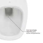 Kit Vaso Sanitário com Caixa Acoplada Branco Duplo Acionamento 3/6L Saída Vertical Monte Carlo Deca