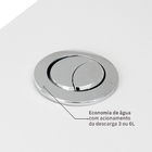 Kit Vaso Sanitário com Caixa Acoplada Branco Duplo Acionamento 3/6L Saída Vertical Monte Carlo Deca