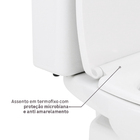 Kit Vaso Sanitário com Caixa Acoplada Branco Duplo Acionamento 3/6L Saída Vertical Monte Carlo Deca