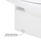 Kit Vaso Sanitário com Caixa Acoplada Branco Duplo Acionamento 3/6L Saída Vertical Monte Carlo Deca