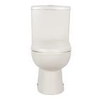 Kit Vaso Sanitário com Caixa Acoplada Bege Fosco Duplo Acionamento 3/6L Saída Vertical Smart Roca