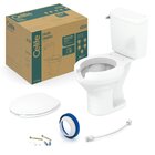 Kit Vaso Sanitário Com Caixa Acoplada Com Acionamento Lateral